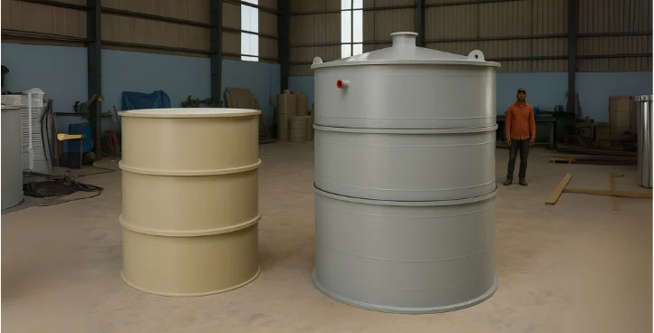 PP & PVC Acid Storage Tank